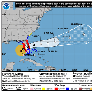 Hurricane Milton Bears Down on Florida's Gulf Coast