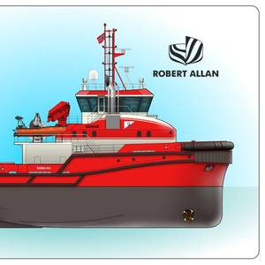 Uzmar Begins Building New Offshore Tug for Buksér og Berging
