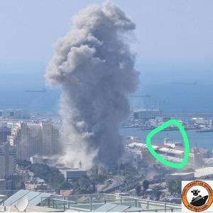 Missile Strikes Close to Livestock Carrier