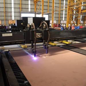 First Steel Cut for CMAL's New Islay Ferries