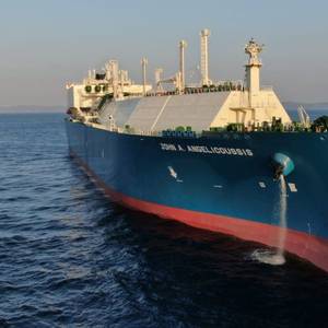 DSME Delivers LNG Carrier John A. Angelicoussis