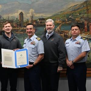 Moran Tug Crew Honored for Rescue Efforts