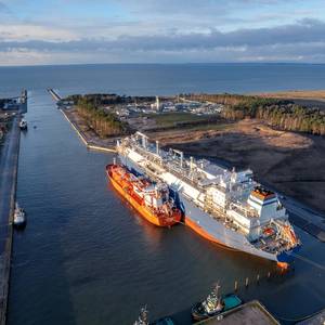 First LNG Carrier Arrives at New German Mukran Terminal