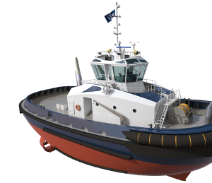 New Battery Hybrid Tugboat Design Unveiled