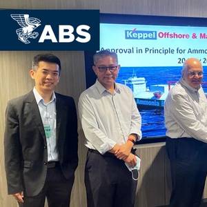Keppel Offshore & Marine Ammonia Bunker Vessel Get ABS AIP