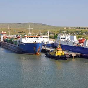 Ukrainian Drone Damages Ferry in Russian Port, One Person Dead