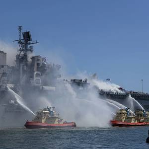 US Navy Sailor Charged in Fire Aboard USS Bonhomme Richard