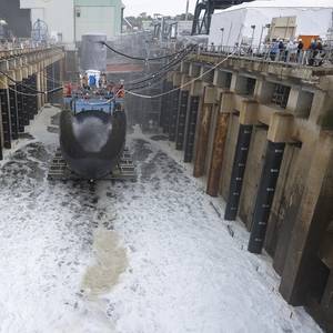 US Navy Launches Attack Submarine USS Idaho