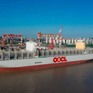 OOCL's Latest 24,188 TEU Box Ship Named OOCL Portugal