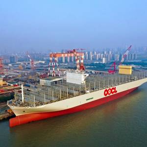 24,188 TEU 'Mega Vessel' Delivered to OOCL