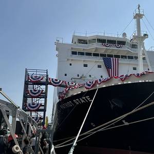 Second NSMV Patriot State Christened at Philly Shipyard