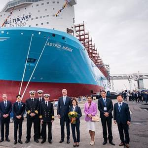 Maersk Names Second Large Methanol-fueled Containership