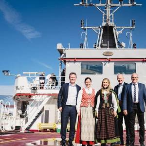 ASKO's Electric Self-driving Vessels Christened