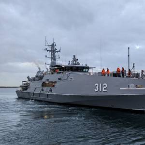 Austal Delivers Latest Australian Navy Patrol Vessel