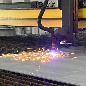Austal USA Cuts Steel for USNS James D. Fairbanks