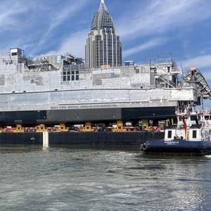 Austal USA Launches USNS Point Loma (EPF 15)