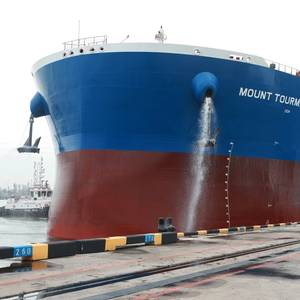 BHP Unveils Its First LNG-powered Newcastlemax Ore Carrier