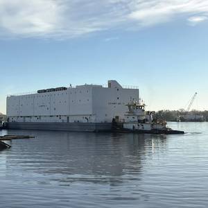 Bollinger Delivers US Navy Berthing Barge