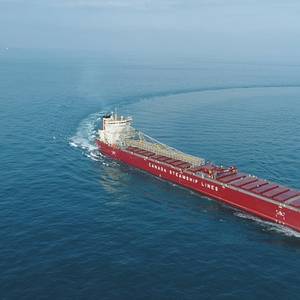 Great Lakes' First Diesel-electric Bulker Starts Maiden Voyage