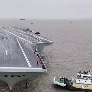 China's Next-generation Aircraft Carrier Starts Sea Trials
