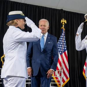 President Biden Instates Admiral Fagan in Historic USCG Change of Command