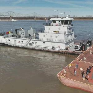 Crounse Takes Delivery of New Towboat from Conrad