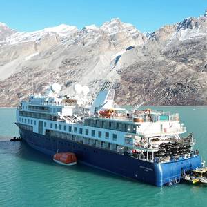 Cruise Ship Pulled Free After Running Aground in Greenland