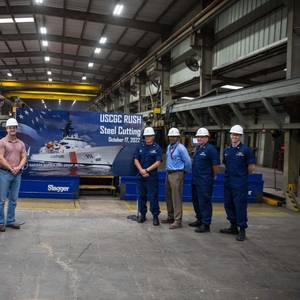 Eastern Cuts Steel for Fourth USCG Offshore Patrol Cutter