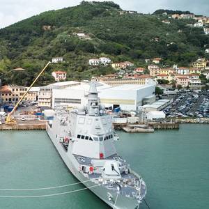 Fincantieri Delivers Warship Giovanni delle Bande Nere to the Italian Navy