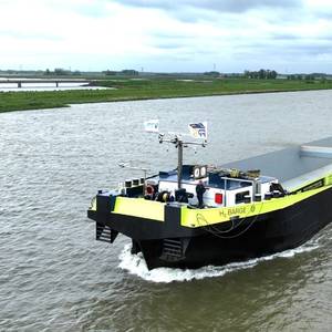 Hydrogen-powered Inland Containership Launched