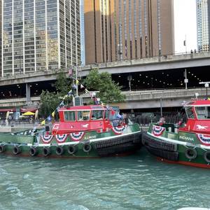 Great Lakes Towing Christens Two New Tugs