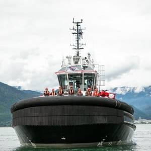 Electric Tug HaiSea Wamis Arrives at Kitimat Home Base