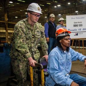 HII Begins Fabrication of US Navy Destroyer Sam Nunn