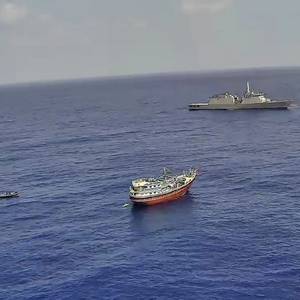 Indian Navy Rescues Iranian Fishing Vessel Hijacked by Pirates