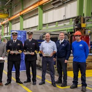 Irving Cuts Steel for Canada's Sixth and Final Arctic and Offshore Patrol Ship