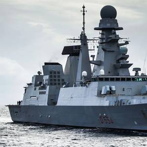 Italian Naval Ship Shoots Down Drone in Red Sea