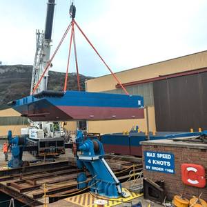 Manor Marine Delivers Cargo-carrying Pontoon