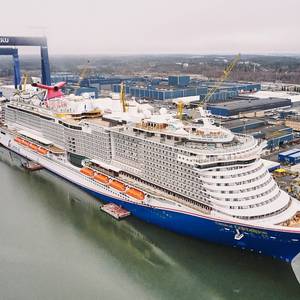 Meyer Turku Delivers Cruise Ship Carnival Celebration