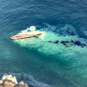 Oil Leak from Capsized Barge Off Tobago Stopped After a Month
