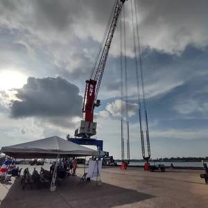 Two New Cranes Dedicated at Port of South Louisiana