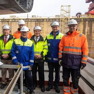 Rauma Shipyard Lays Keep for Spirit of Tasmania IV
