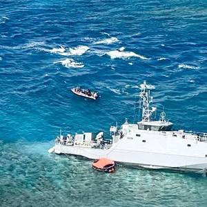 Fiji's Brand New Patrol Boat Runs Aground