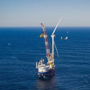First Turbine Installed at South Fork Wind Off New York