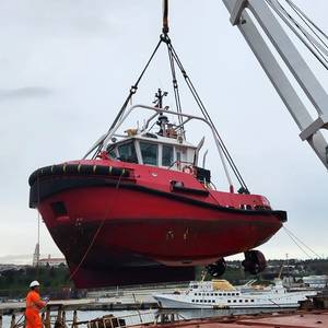 Sanmar Delivers Compact Harbor Tug to Port of Bayonne