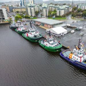 Five Tugs Dedicated in Port of Leith