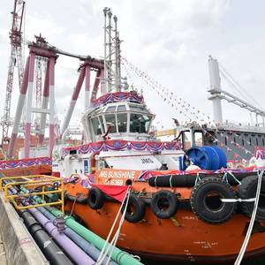 Sembcorp Marine Names LNG Hybrid Tug in Singapore