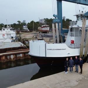 Steiner Shipyard Launches Newbuild for Maine State Ferry Service