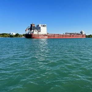 US' Newest Great Lakes Freighter Runs Aground