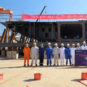 Keel Laid for Wallenius Marine’s First 6,500 CEU PCTC