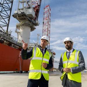 Scotland's New First Minister Yousaf Visits Port of Aberdeen